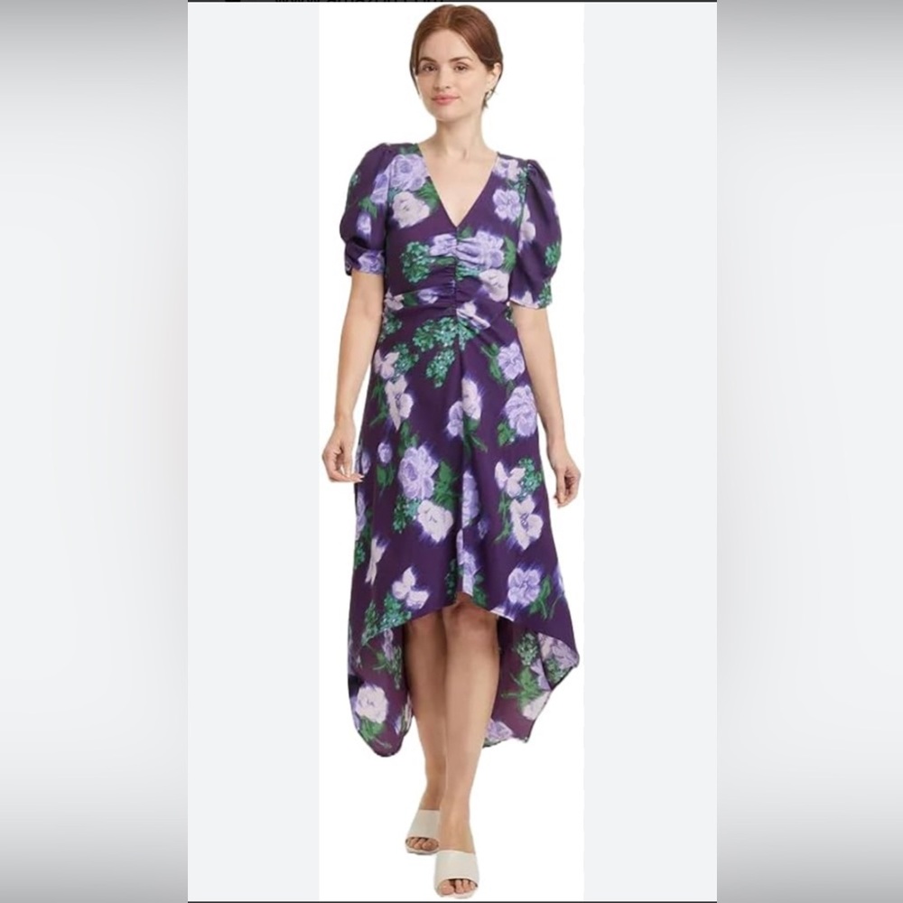 New Day Women's Crepe Short Sleeve‎ Midi Dress